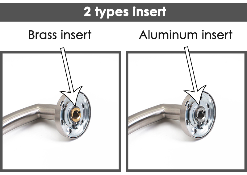 door handle insert