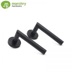 black door handle