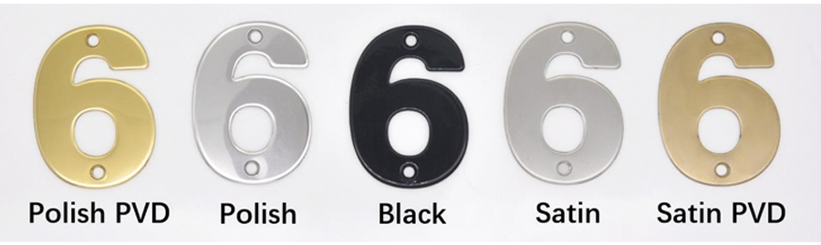 house number blcak