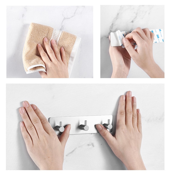 Punch-Free Towel Hook