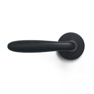 black modern door handle