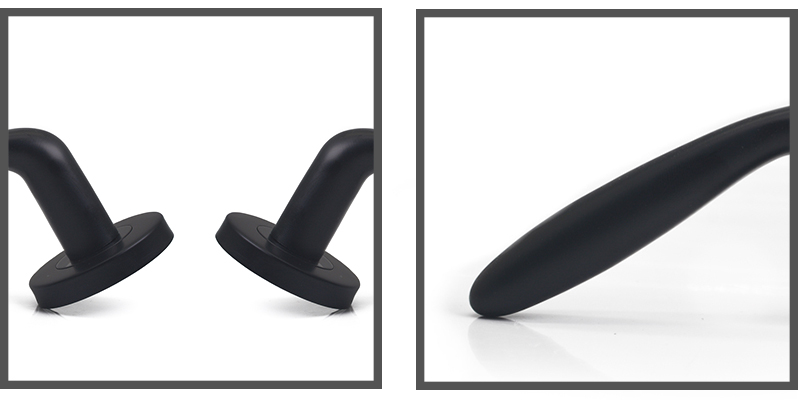 black modern door handle