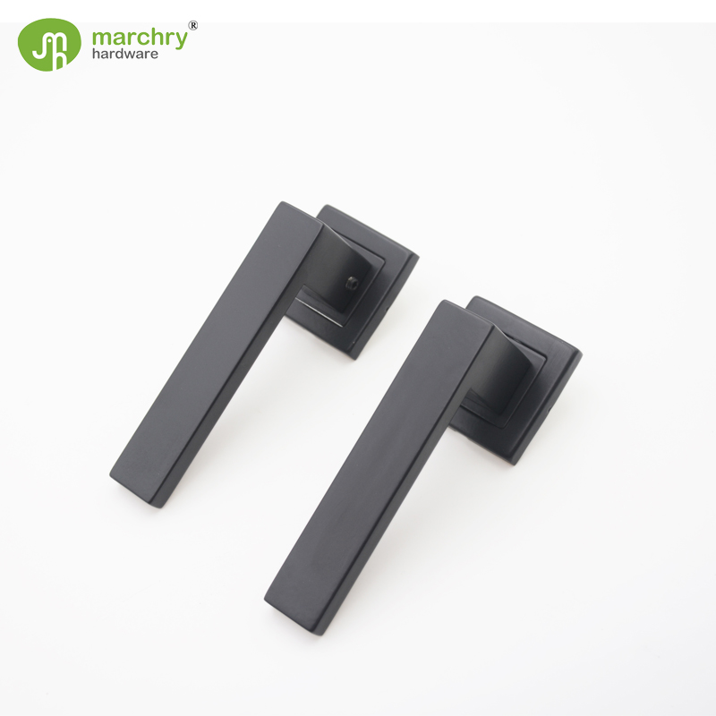 Matt balck door handle