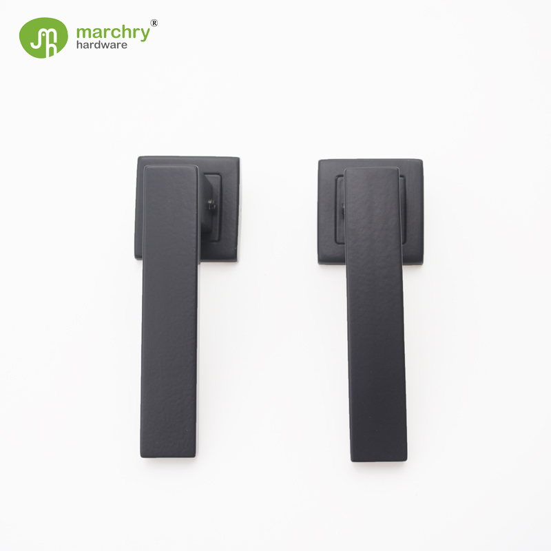 Matt balck door handle