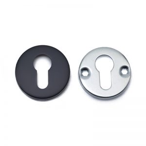 Black Round Escutcheon