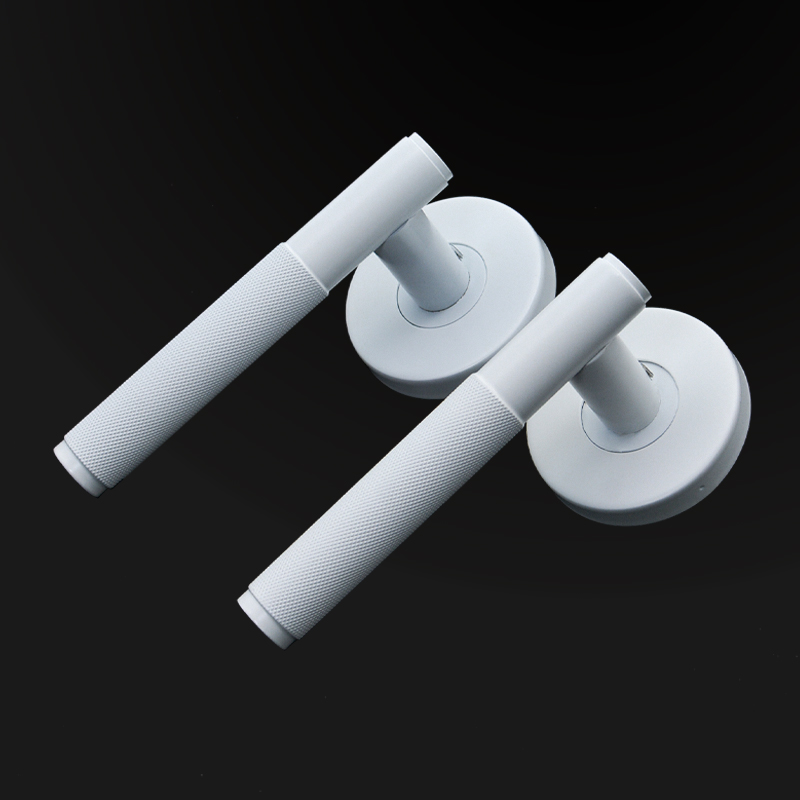 white door handle