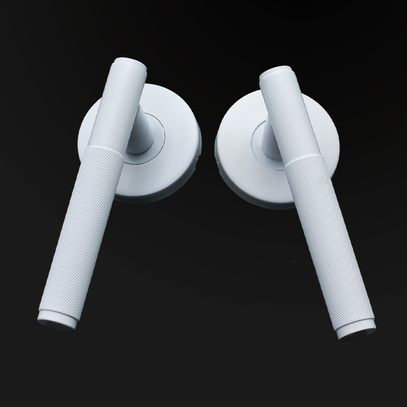white door handle